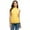 #7-Yellow, variant on Pntutb Women's Sleeveless Solid Slim Fit Turtleneck Tee Shirt Top Blouse