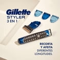 thumbnail image 3 of Rasuradora Eléctrica Gillette Styler para Rasurar Barba y Cuerpo 1 pza, 3 of 5