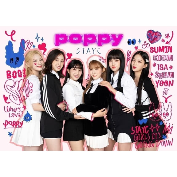 Stayc - Poppy - Limited Edition - incl. DVD   Trading Card - Music & Performance - CD