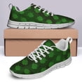 thumbnail image 4 of St Patricks Day Shoes for Women Breathable Running Sneakers Men Green Four Leaf Clover Shoes for Irish Festival Gift White Size 7, 4 of 5