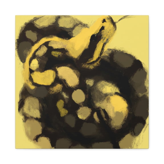 Ball Python Expressionism - Canvas