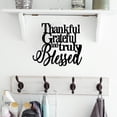 thumbnail image 4 of Letrero de metal para pared con texto en inglés Thankful Truly Blessed Unique, 4 of 4