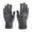 Black grey, variant on Wool Knitted Gloves for Men Cold Weather Thickened Full Finger Design Outdoor Walking and Street Use Size:One size