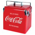 thumbnail image 1 of Coca-Cola Retro Ice Chest Cooler with Bottle Opener 13L (14 qt), Red and Silver, 1 of 10