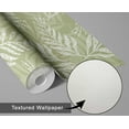 thumbnail image 6 of S4Sassy Self-Stick Decorative Wallpaper, Leaves Wall Paper, Textured Vinyl Waterproof Contact Paper, Green, 25"X 120" Removable Renter Friendly Walls Covering For Bedroom, Dining Room, 6 of 8