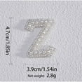 thumbnail image 5 of Clearance Stickers under $1,Personalized Pearl Letter Patch Alphabet Patch Customized Letters Patch On Patch Glue On Patch Applique DIY Bride, 5 of 8