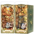thumbnail image 1 of Book Nook Kit Jioustoy Book Nook con funda antipolvo, LED, color verde, 1 of 6