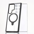 thumbnail image 6 of Magnetic Designed for Samsung Galaxy S23 Ultra Case,Compatible with Magsafe Wireless Charging,Invisible Stand,Shockproof Transparent Slim Protective Case for Samsung S23 Ultra Case,Black, 6 of 7