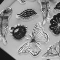 thumbnail image 1 of Sellos transparentes DIY Cuenta Scrapbook Transparente Mariposa Flor Tema Adhesivo Sello álbum de fotos Tarjeta Decoración EOTVIA NO, 1 of 4