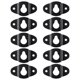 thumbnail image 1 of 10PCS Audio Speaker Wall Mounted Iron Hanger Plate Black 4.8cm Long, 1 of 5