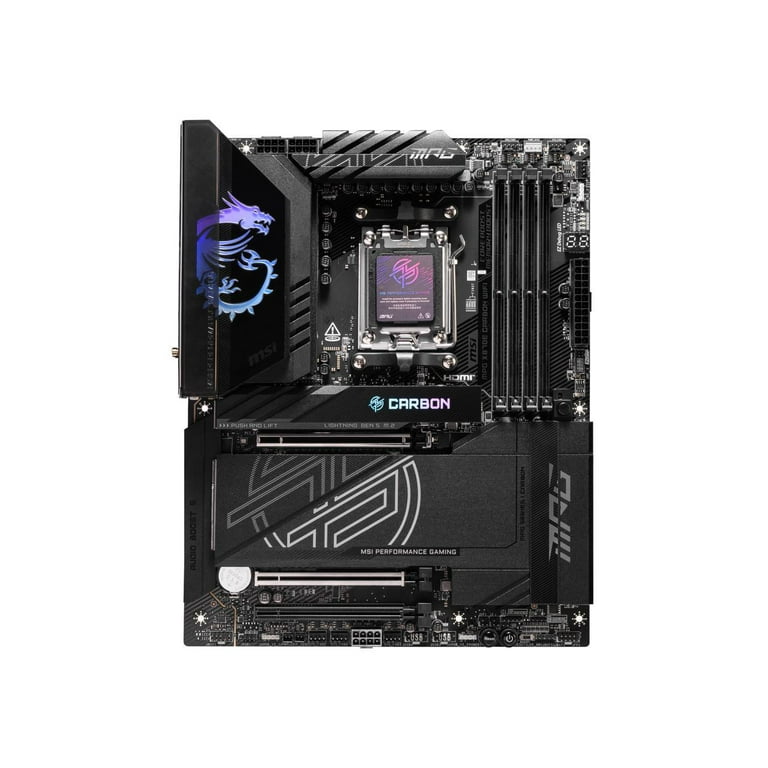 MSI MPG X870E CARBON WIFI X870E Chipset ATX Motherboard