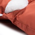 thumbnail image 4 of LeisureMod All Weather 2 Person Outdoor Hanging Egg Chair Cushion, Orange, 4 of 6
