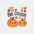 thumbnail image 4 of Inktastic Big Cousin Pumpkins with Fall Leaves Boys or Girls Baby T-Shirt, 4 of 5
