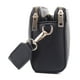 thumbnail image 3 of Bolsas cruzadas Para mujer EVVE con triple cierre pequeña Correa ancha Para guitarra negro, 3 of 5