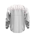 thumbnail image 3 of Women's Fanatics White San Diego Padres Baseball Stitch Spirit Jersey Long Sleeve T-Shirt, 3 of 5