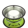 thumbnail image 4 of Cuenco de agua antideslizante para comida de perro y gato de acero inoxidable herramienta de alimentación de mascotas verde Ehuebsd Para estrenar, 4 of 9