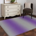 thumbnail image 3 of Purple Ombre Runner Rug 2.7x5 FT, Non Slip Entryway Carpet, Grey Modern Art Farmhouse Washable Soft Floor Carpet Entrance Mat Non-Shedding Throw Rug for Hallway Laundry Room Bedside, 3 of 9