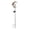 C 1pc, variant on KGJQ Hummingbird Moon Solar Light, Metal Crescent with Crackle Glass Ball Garden Stake, Solar Pathway Light for Yard Patio Lawn Outdoor Decor