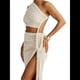 thumbnail image 2 of Conjuntos de Vestidos de Noche Asimétricos con Abertura Alta para Playa y Verano para Mujer S, 2 of 7