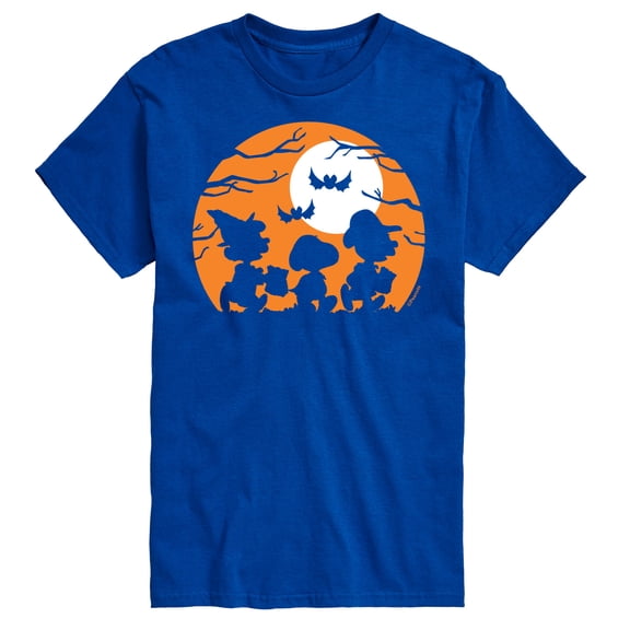 Peanuts - Trick Or Treat Silhouettes - Men's Short Sleeve Graphic T-Shirt