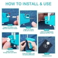 thumbnail image 4 of Quick Clothing Fixer, Mini Retail TaggingGun for Clothing, HandheldStitch Repair Sewing Machine for Clothes, Hemming A, 4 of 5