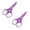 O086 Purple 3.5X1.8" 2Pack, variant on 2Pcs Small Stainless Steel Sharp Scissors Fine Detail Craft Scissors Metal Paper Cutting Scissors Mini Sewing Scissors Straight Fine Tip Scissors with Protective Cover Black Happy 2026!