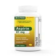 Aspirin 81 mg  1000CT Tablets | Pain Reliever