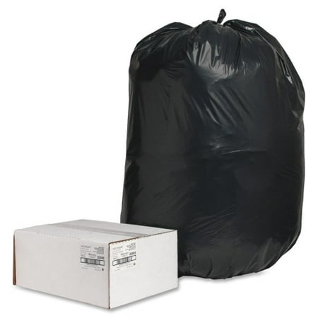 

Nature Saver Black Low-density Recycled Can Liners Extra Large Size - 60 gal - 38 Width x 58 Length x 2 mil (51 Micron) Thickness - Low Density - Black - Plastic - 100/Carton - Cleaning Supplies