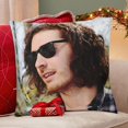 thumbnail image 4 of Hozier Fundas de almohada de terciopelo con tema, regalos de funda de almohada, decoración para el hogar, cojín de lanzar, regalo de cumpleaños para fans y parejas. 50cm x 50cm., 4 of 6