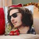 thumbnail image 4 of Hozier Fundas de almohada de terciopelo con tema, regalos de funda de almohada, decoración para el hogar, cojín de lanzar, regalo de cumpleaños para fans y parejas. 50cm x 50cm., 4 of 6