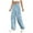 Blue, variant on BiZtdJrK Women Cargo Sweatpants Drawstring High Waist Straight Wide Leg Hiking Pants Baggy Casual Streetwear Sweat Pant with Pockets White XXL