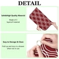 thumbnail image 6 of Burgundy and White Wavy Pattern Dish Drying Mat for Kitchen 1 Pack, Ultra Absorbent Microfiber Dishes Drainer Mats,16"x18", 6 of 6
