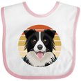 thumbnail image 3 of Inktastic Border Collie Cute Dog Boys or Girls Baby Bib, 3 of 4