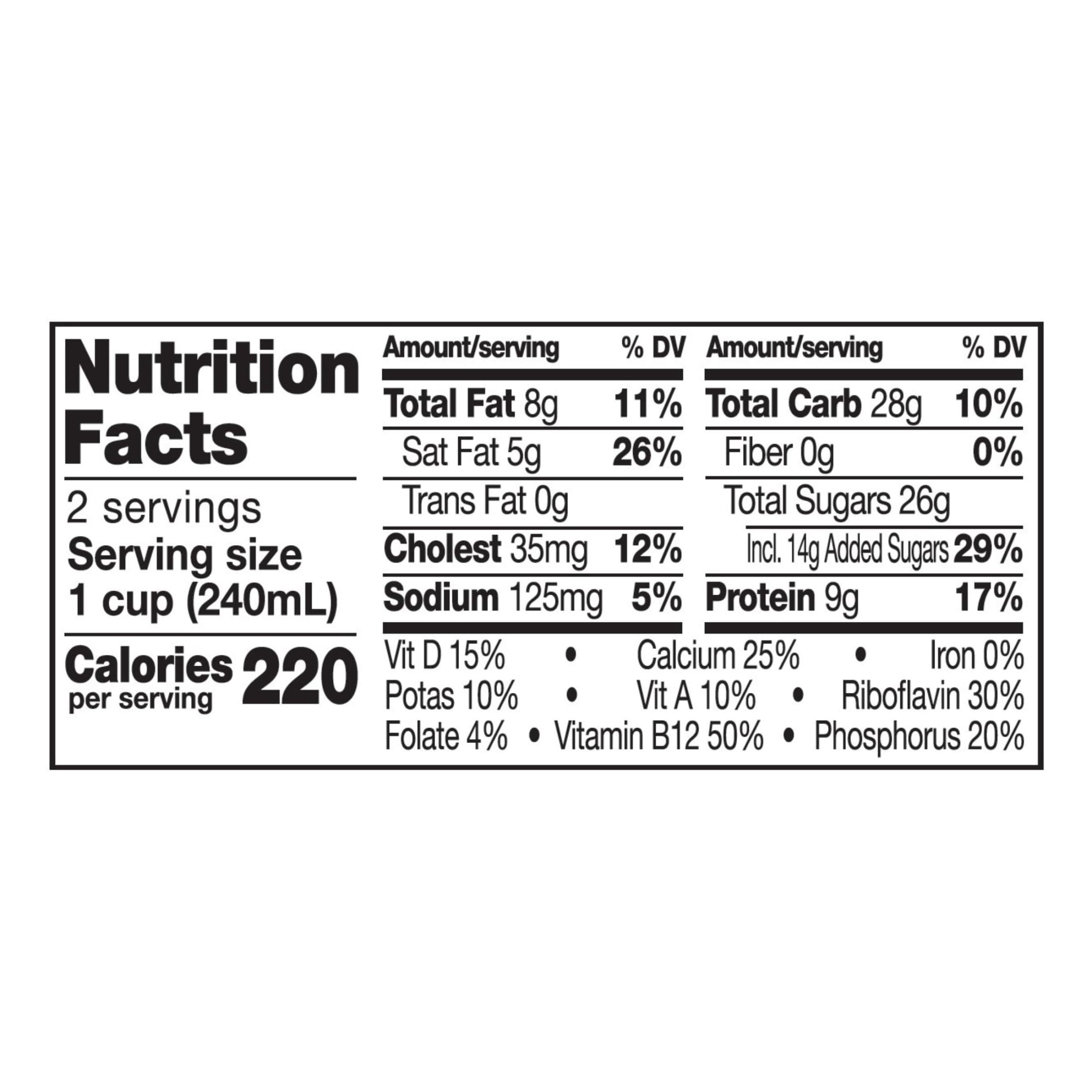 TruMoo Whole Coffee Milk, Pint