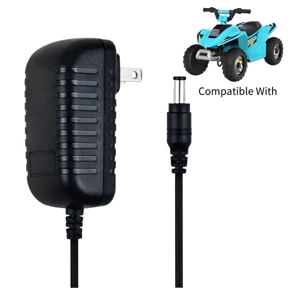K-MAINS 6V Ride On Car Charger Compatible With Flybar Bumper Car, AC Adapter Replacement Power Cord