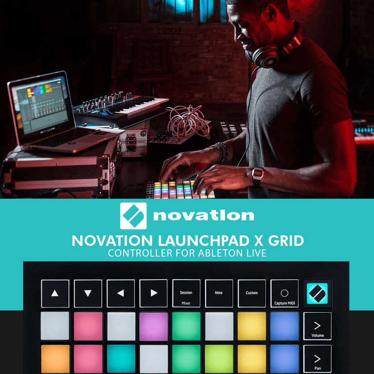Novation Launchpad X Ableton Live Grid Controller Bundle - Walmart.com