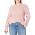 thumbnail image 4 of The Drop Womens Alice Crew-Neck Back-Slit Ribbed Pullover Sweaterpullover-Sweaters, 4 of 7