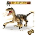 Hot Bee Remote Control Dinosaur Toys for Kid, Robot Dinosaur with Light