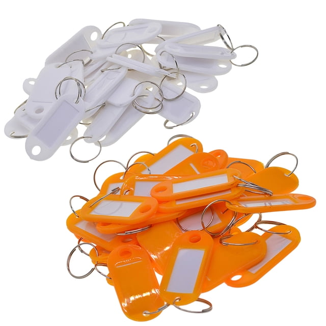 Etiquetas Clave Extraíbles A Prueba De Agua 100pcs Sunnimix Etiquetas para llaveros