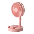 thumbnail image 2 of Ventilador personal Ventiladores de escritorio 360  degree Ajustable USB Mesa telescópica portátil Ventilador de refrigeración Ventilador plegable Ventilado , rosa Gloria  Ventilador portátil plegable, 2 of 9
