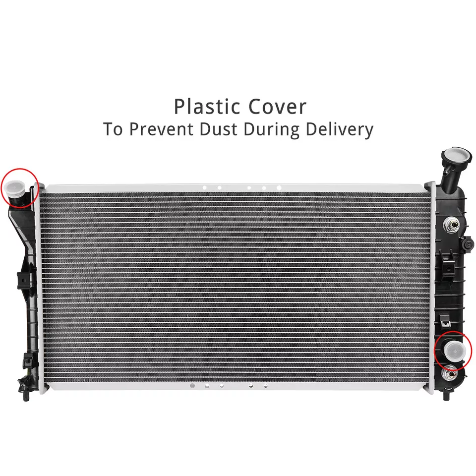 RVNI Radiator for 2000-2003 Chevy Impala 2000-2005 Buick Century 2000-2004 Buick Regal 20-03 Chevy Monte Carlo 3.1L 3.4L 3.8L V6