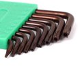 thumbnail image 2 of Herramientas de llave de seguridad Torx S2 estilo L Unique Bargains T6-T27 marrón 9 en 1, 2 of 4