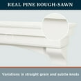 thumbnail image 6 of Mantels Direct Salem 48 Inch Wood Mantel Shelf With Arched Corbels - White, 6 of 8