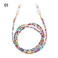 thumbnail image 1 of Women Kids Beads Colorful Neck Lanyard for Women Glasses Holder Strap Mask Chains Beaded Mask Lanyard Glasses Chains 01, 1 of 8