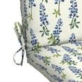 thumbnail image 4 of Mainstays 37"L x 19.5"W Texas Blue Bonnet 1 Piece Rectangle Outdoor Chair Cushion, 4 of 9