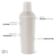 thumbnail image 2 of Set de coctelera Simple Modern Boston, 600 ml, acero inoxidable, 2 of 6