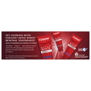 Colgate Optic White Renewal Teeth Whitening Toothpaste, Mint, 3 oz Tube