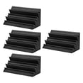 thumbnail image 1 of Suministros de rincón de rincón de espuma acústica 4x paneles de pared de absorción acústica bloques de espuma de graves para estudios grabación de , 24 cm, 1 of 8