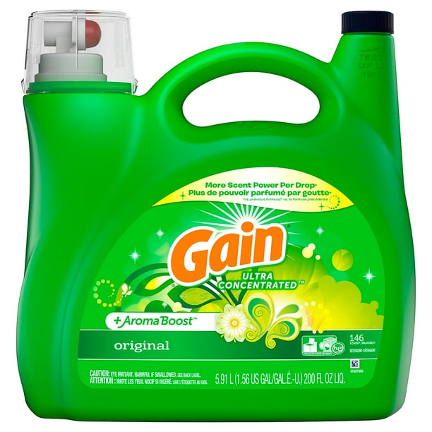 Gain + AromaBoost Ultra Concentrated Liquid Laundry Detergent, Original