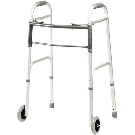 Adult Folding Walker With 5" Wheels 1/CS